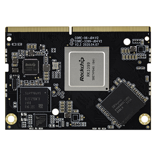 Core-3399-JD4V2 Six-core High-performance AI Core Board