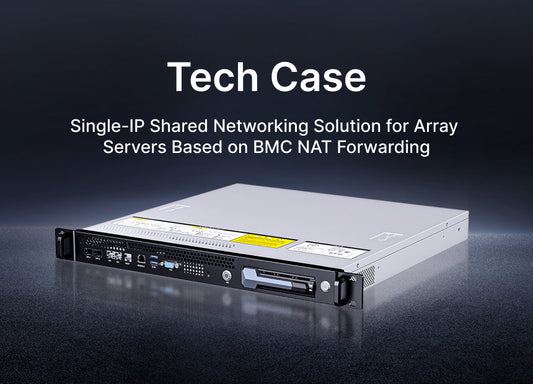 Single-IP Shared Networking Solution for Array Servers Based on BMC NAT Forwarding