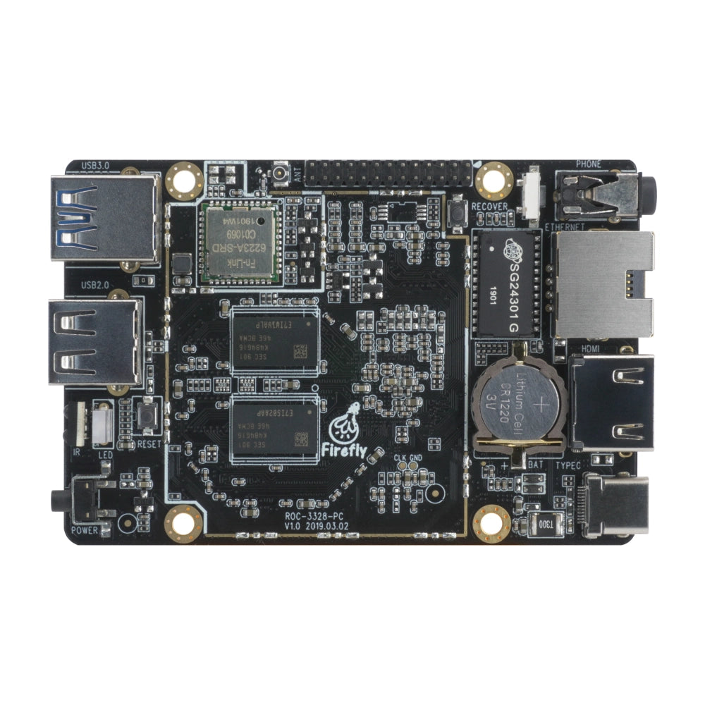 ROC-RK3328-PC Quad-core 64-bit ARM Single Board Computer