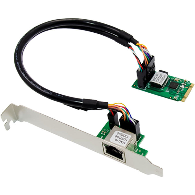 Realtek RTL8111F가 탑재된 M.2 B+M Key 기가비트 이더넷 카드