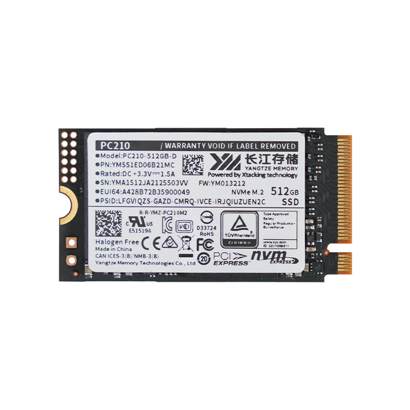 Yangtze 512GB M.2 SATA 2242 솔리드 스테이트 드라이브