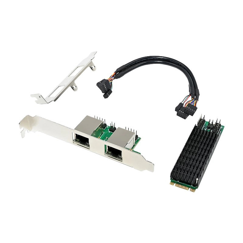 M.2 듀얼 포트 2.5Gbps PCIe 기가비트 LAN 어댑터