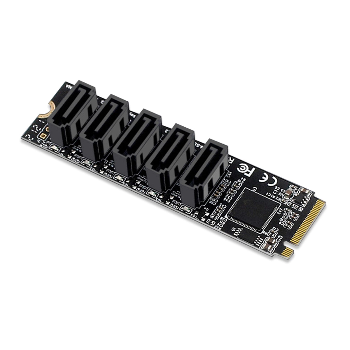 M.2 PCIe to 5-Port SATA 3.0 Expansion Card