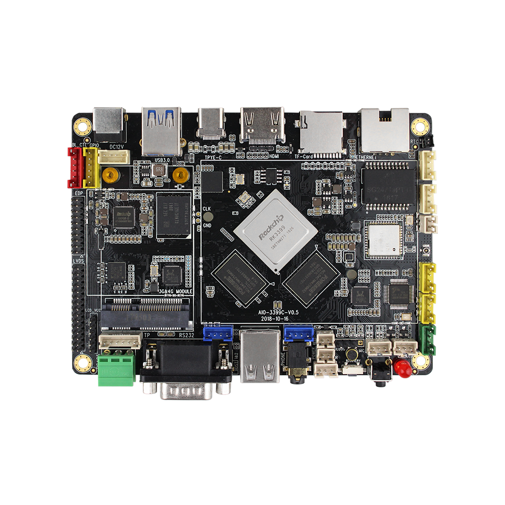 AIO-3399C(AI) Six-Core AI Open Source Motherboard