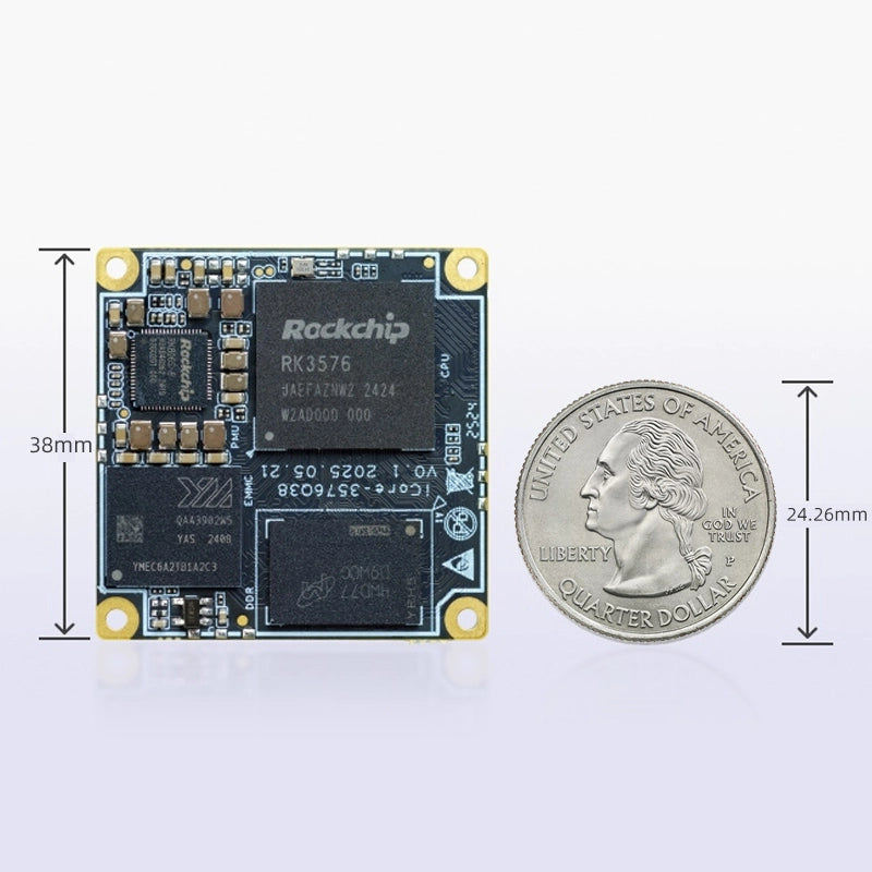 Icore Power Module ICORE-3576Q38 Industrial 38mm System On Module | Firefly SoM